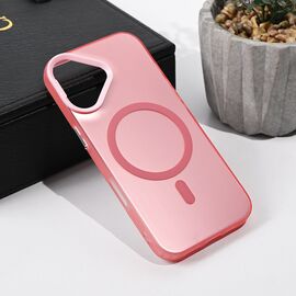 Futrola Magsafe providna - iPhone 17 6.3 roze.