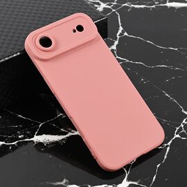 Silikonska futrola Teracell Giulietta - iPhone 17 Air mat tamno roze.