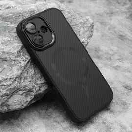Futrola CARBON MagSafe - iphone 16 (6.1) crna (small camera) (MS).