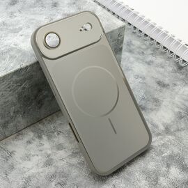 Futrola COLOR METAL MagSafe II - iPhone 17 Air srebrna (MS).