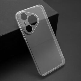 Silikonska futrola ultra tanka (skin) PROTECT - Huawei Pura 70 providna (bela) (MS).