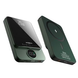 Univerzalna Back Up Baterija MagSafe Moxom MX-PB110 LED PD20W 5000mAh zeleni (MS).