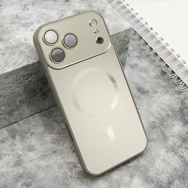 Futrola COLOR METAL Magsafe - iPhone 17 Pro Max (6.9) siva (MS).