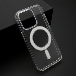 Futrola STANDARD MagSafe (sa IC) - iPhone 13 Pro (6.1) providna (bela) (MS).