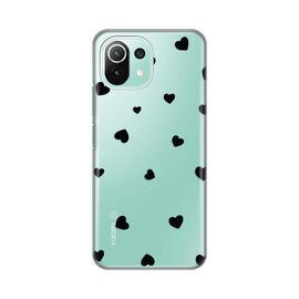 Silikonska futrola PRINT Skin - Xiaomi Mi 11 lite Hearts.
