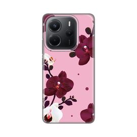 Silikonska futrola PRINT Skin - Xiaomi Redmi Note 14 4G (SRB) Pink Orchid.