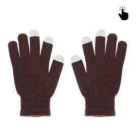 Rukavice - touch screen RY M (22cm) braon.