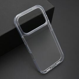 Futrola COLOR frame za iPhone 17 Pro srebrna (providna) (MS).