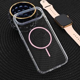 Futrola Magsafe Color Line - iPhone 17 Air roze.