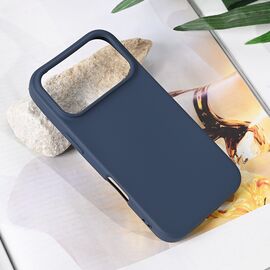 Futrola Teracell Soft Velvet - iPhone 17 Pro tamno plava.