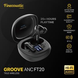 Bluetooth slusalice Fantech FT20 Groove ANC crne.