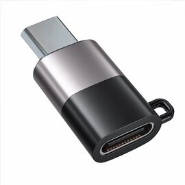 Adapter Type C na Lightning OTG EL sivi.