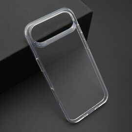 Futrola COLOR frame za iPhone 17 Air srebrna (providna) (MS).