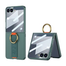 Futrola STRAP RING CASE - Samsung F751B Galaxy Z Flip 7 5G zelena (GKK case) (MS).
