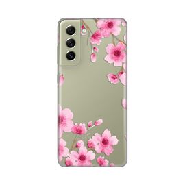Silikonska futrola PRINT Skin - Samsung G990 Galaxy S21 FE Rose Flowers.