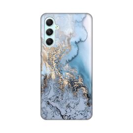 Silikonska futrola PRINT - Samsung Galaxy A34 5G 5G Blue Gold Marble.