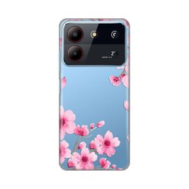 Silikonska futrola PRINT Skin - ZTE Blade A54 Rose Flowers.