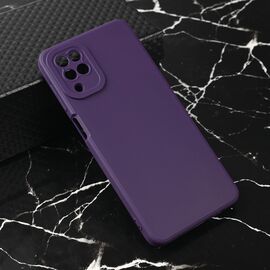 Silikonska futrola Teracell Giulietta - Samsung A125F Galaxy A12 mat tamno ljubicasta.