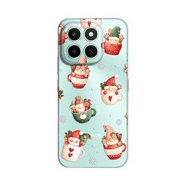 Silikonska futrola PRINT - Huawei Honor X6c Ho Ho Ho.