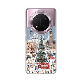 Silikonska futrola PRINT Skin - Huawei Honor Magic 7 lite Christmas Town.