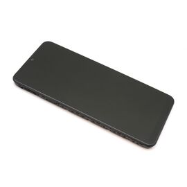 LCD displej (ekran) - Samsung A045 Galaxy A04 + Touch screen + frame black (crni) ORG (MS).