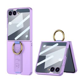 Futrola STRAP RING CASE - Samsung F751B Galaxy Z Flip 7 5G ljubicasta (GKK case) (MS).