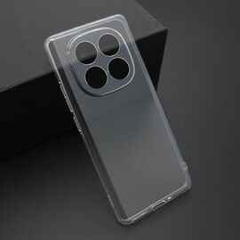 Silikonska futrola ultra tanka (skin) PROTECT - Xiaomi Redmi Note 14 Pro 5G providna (bela) (MS).