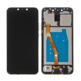 LCD displej (ekran) - Huawei Mate 20 Lite+touch screen crni+frame crni.