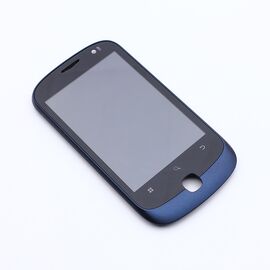 LCD displej (ekran) - Alcatel OT 990+touch screen+frame plavi CHO SH.