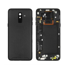 Maska / oklop - Samsung A605/Galaxy A6 Plus 2018 crni+Senzor otiska prsta za SPO SH.