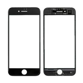 Staklo touchscreen-a+frame+OCA - Iphone 7 crno AAA.