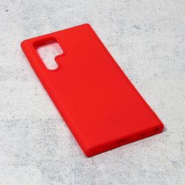 Silikonska futrola Teracell Giulietta - Samsung Galaxy S22 Ultra 5G mat crvena.