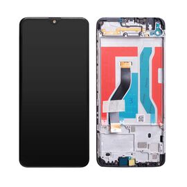 LCD displej (ekran) - Samsung A107/Galaxy A10s + touchscreen + frame black (crni).