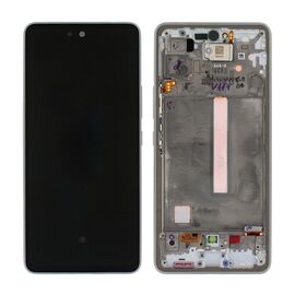 LCD displej (ekran) - Samsung A536 Galaxy A53 5G + touchscreen + frame black (crni) Service Pack ORG/GH82-28024A.