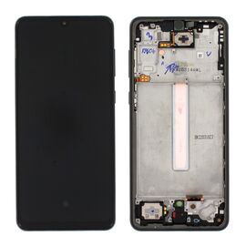 LCD displej (ekran) - Samsung A336/Galaxy A33 5G + touchscreen + frame black (crni) Service Pack ORG/GH82-28143A.