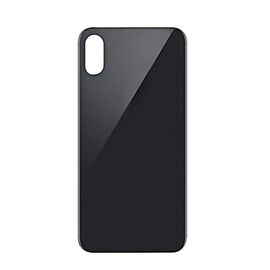 Poklopac - Iphone X black (crni) sa vecom rupom za okular kamere (NO LOGO).