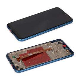 LCD displej (ekran) - Huawei P20 Lite/Nova 3E + touchscreen + frame Klein Blue.