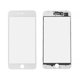 Staklo touchscreen-a + frame + OCA - Iphone 7 Plus Belo (Crown Quality).