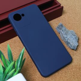 Silikonska futrola Teracell Giulietta - Realme C30 mat tamno plava.