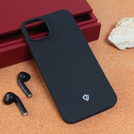 Silikonska futrola Teracell ultra tanka (skin) - iPhone 15 Plus mat crna.