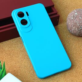 Silikonska futrola Teracell Giulietta - Huawei Honor 90 Lite mat svetlo plava.