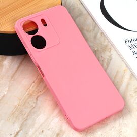 Silikonska futrola Teracell Giulietta - Xiaomi Redmi 13C mat roze.
