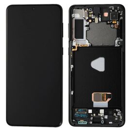 LCD displej (ekran) - Samsung G996 Galaxy S21 Plus 5G + touchscreen WITH FRAME black (crni) (NCC) OLED.