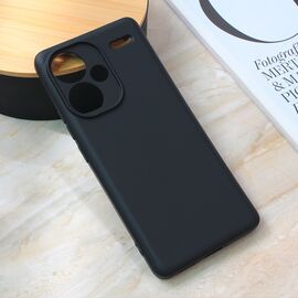 Silikonska futrola Teracell Giulietta - Xiaomi Redmi Note 13 Pro Plus mat crna.
