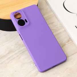 Silikonska futrola Teracell Giulietta - Motorola Moto G04 mat ljubicasta.