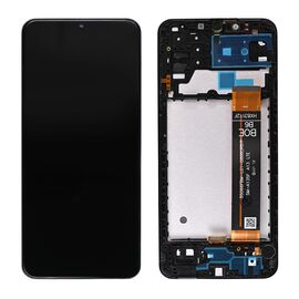 LCD displej (ekran) - Samsung A135 Galaxy A13 4G + touchscreen + frame black (crni) CHO rev 5.7.