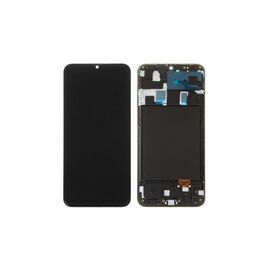 LCD displej (ekran) - Samsung A205/Galaxy A20 + touchscreen + frame black (crni) OLED.