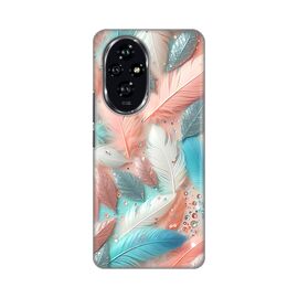 Silikonska futrola PRINT - Huawei Honor 200 Pastel Feathers.
