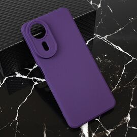 Silikonska futrola Teracell Giulietta - Huawei Nova 12 SE mat tamno ljubicasta.