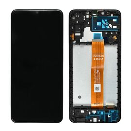 LCD displej (ekran) - Samsung A047/Galaxy A04s (GH82-29805A) + touchscreen + frame black (crni) FULL ORG-SP.